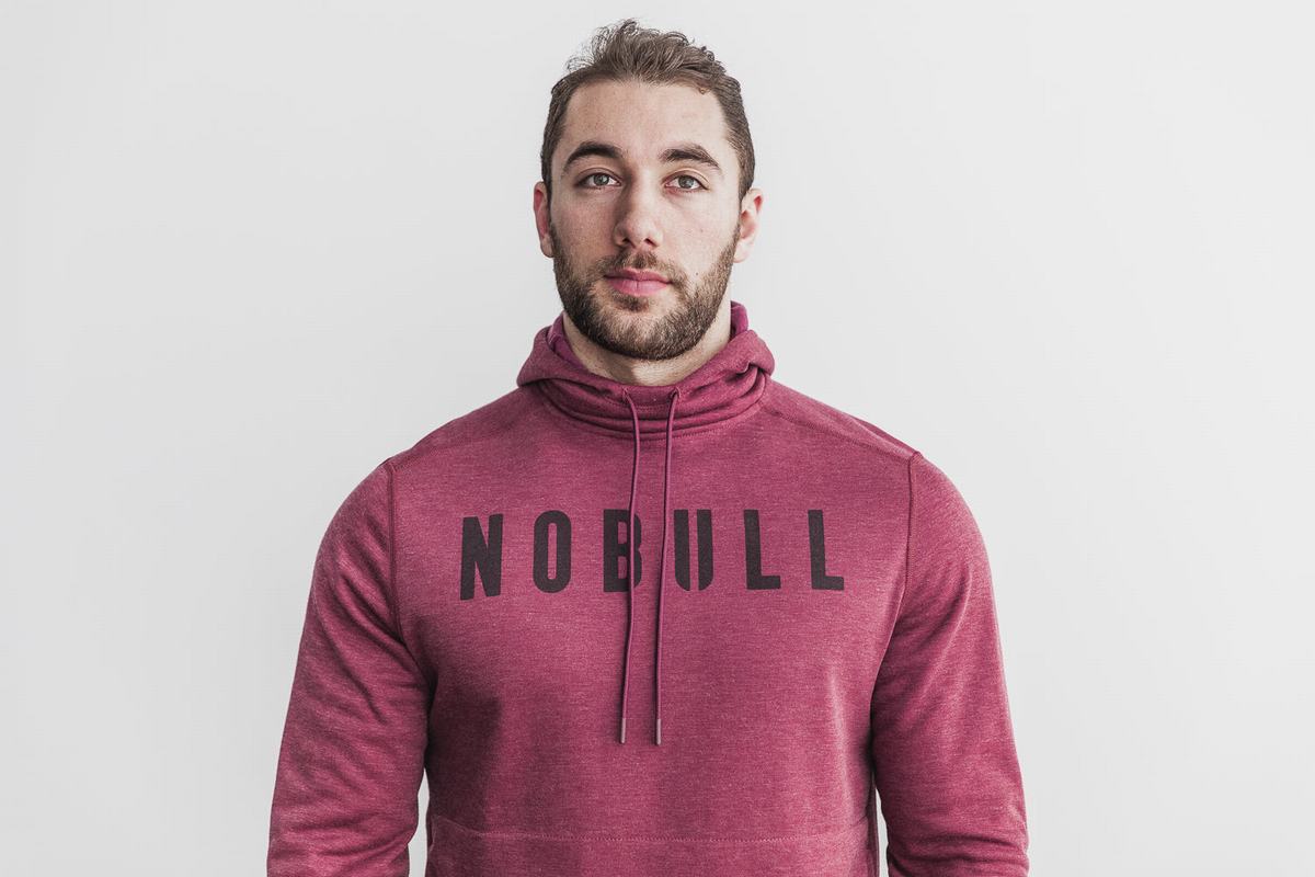 Nobull Men's Hoodie White | Australia (UT1926)